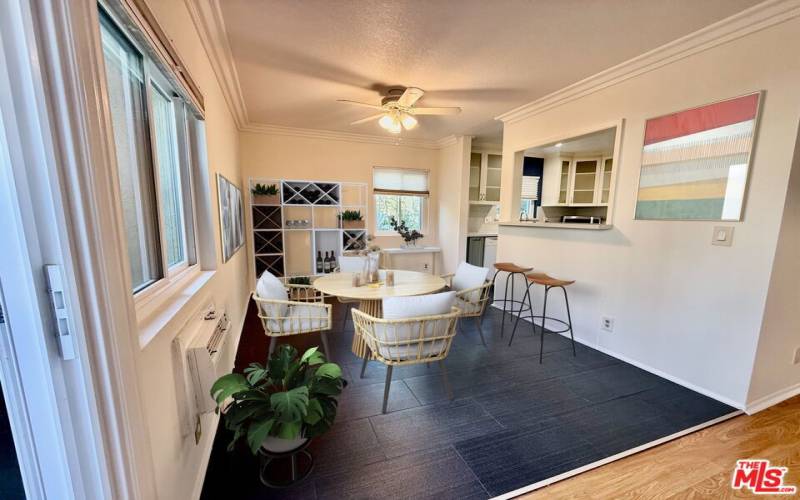 Dining Area Virtually Staged