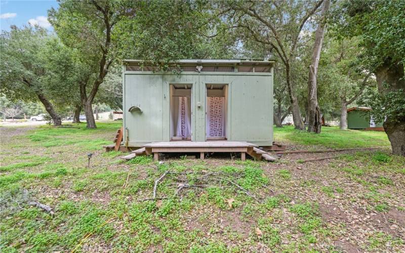 Yurt showers 3/4 bath