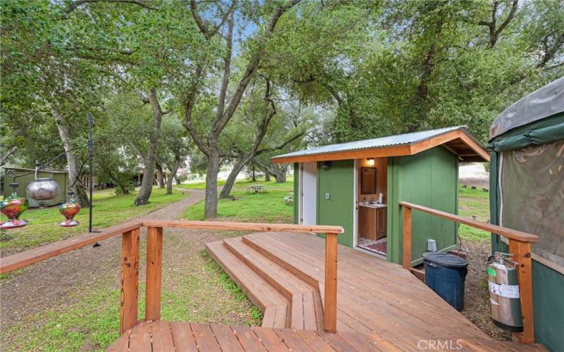 Yurt restrooms