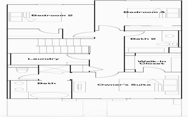 Residence 1 - Level 2 Floorplan