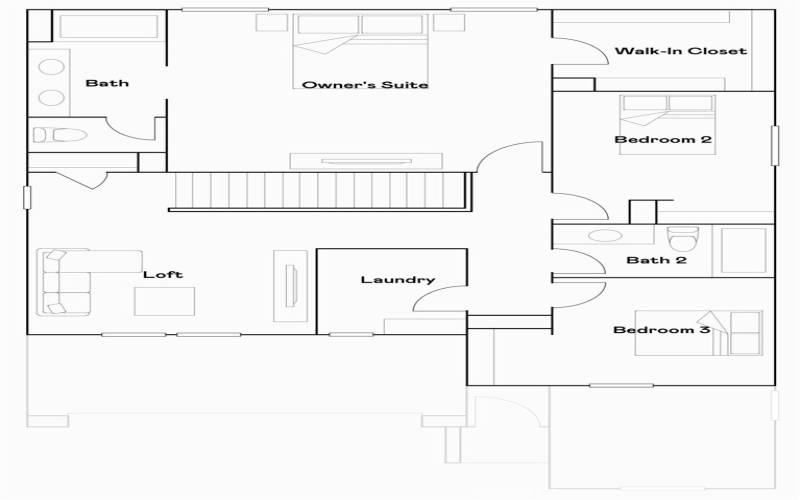 Residence 3 - Level 2 Floorplan