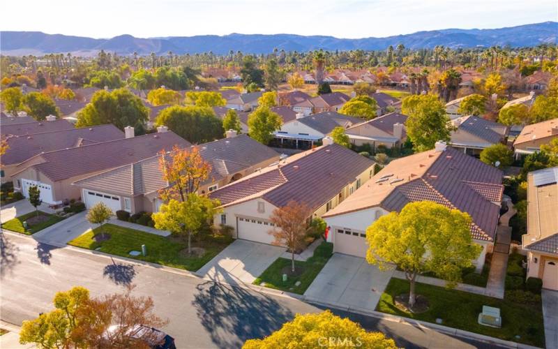 Ariel View of the front of the home