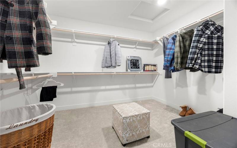 Primary Walk in Closet