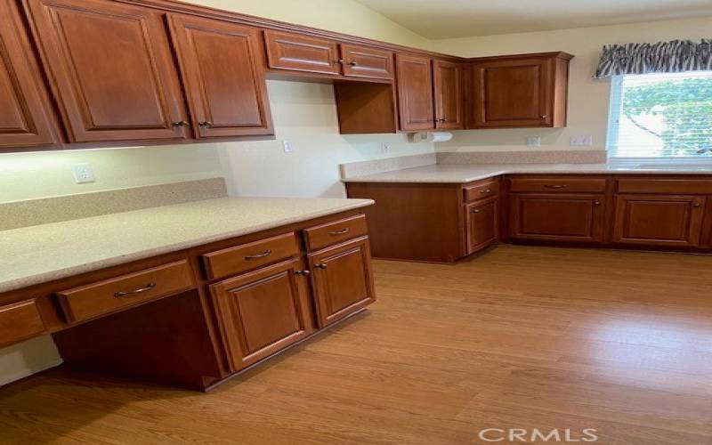 View into kitchen from entry