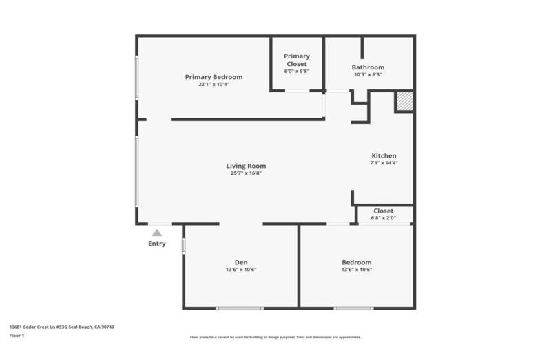 FLOOR PLAN 

Mutual 5 - Apt 95G