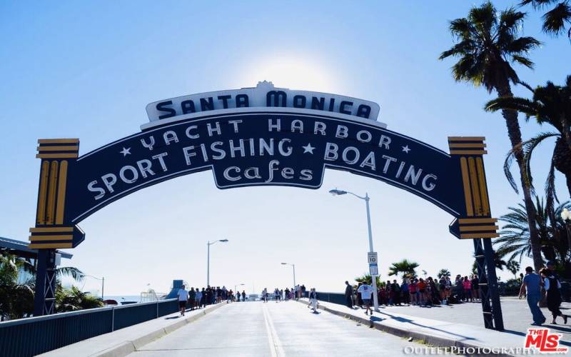 Walk to 3rd St and Santa Monica Pier