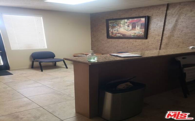 front desk area