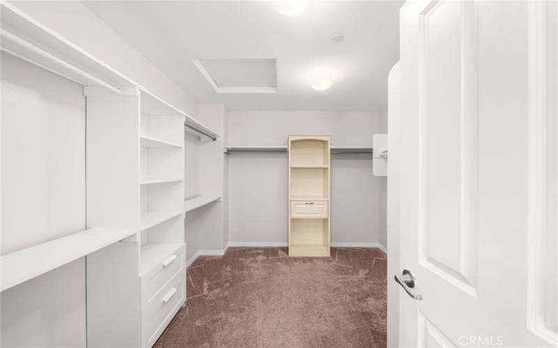 Upstairs Walk-In Closet