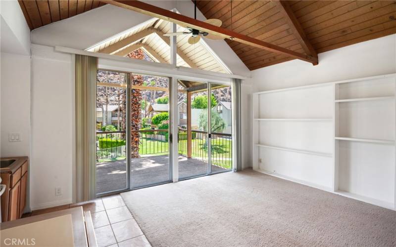 Living room to balcony