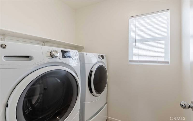 Upstairs laundry room