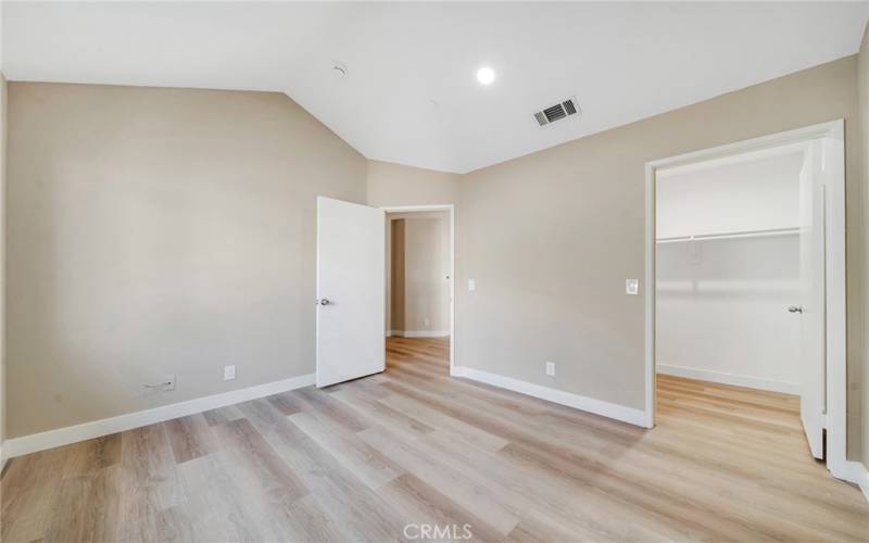 bedroom 2 with walk in closet