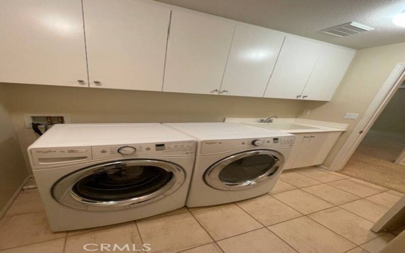 Upstair laundry room