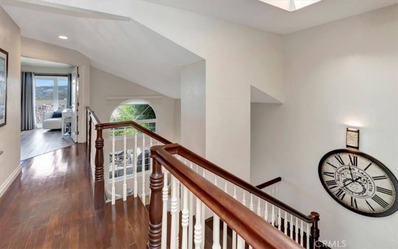 2ND LEVEL STAIRWAY AND HALL LEADING TO THE MASTER BEDROOM