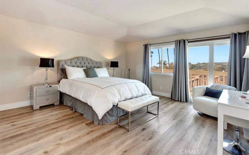 MASTER BEDROOM WITH OCEAN VIEW