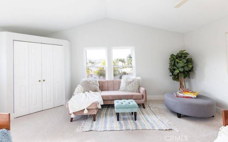 Oversized upstairs bedroom