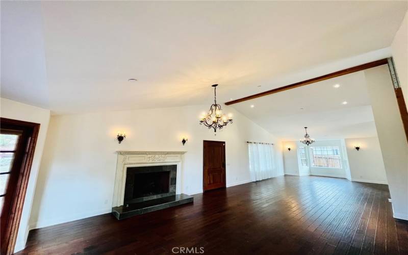 Living Room with Fireplace