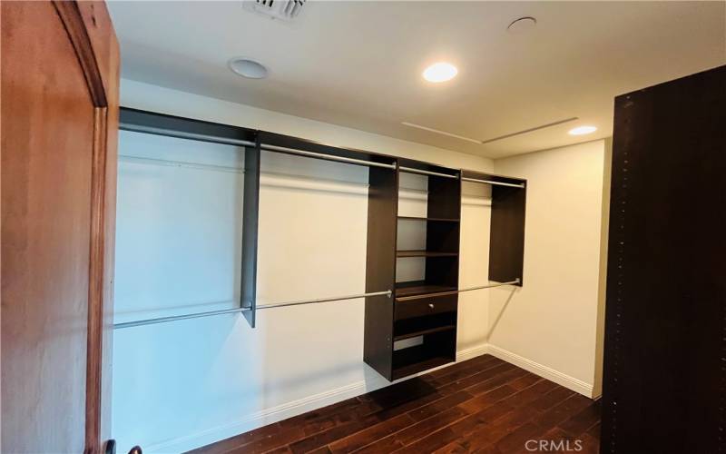 Primary walk in closet