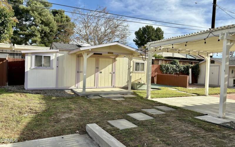 Backyard shed