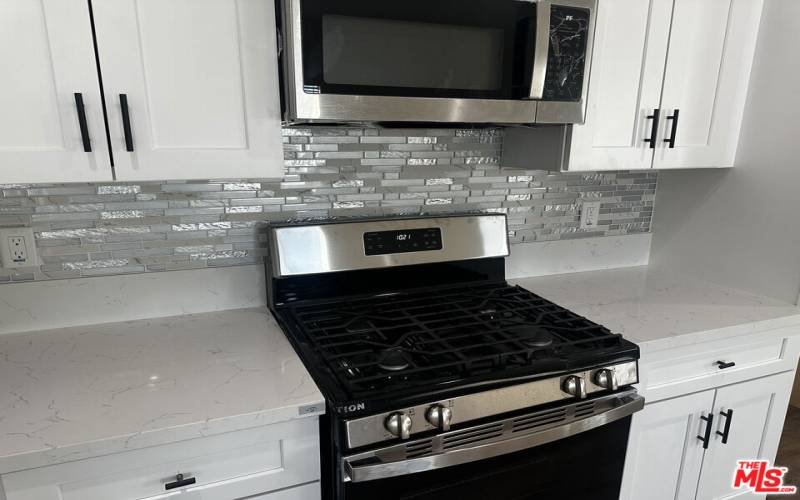 Stainless Steel Range and Microwave