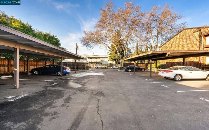 Parking Stall under carport