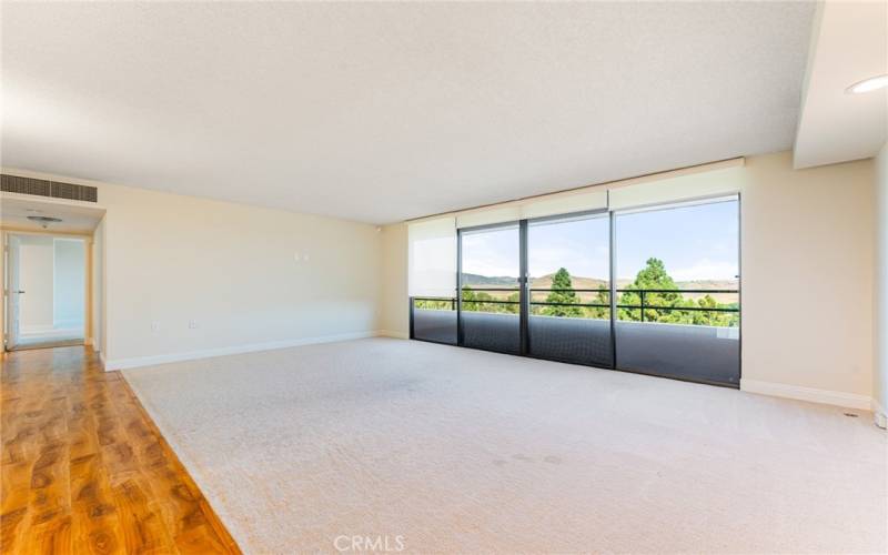 Huge Living room with plenty of options for dinning and living