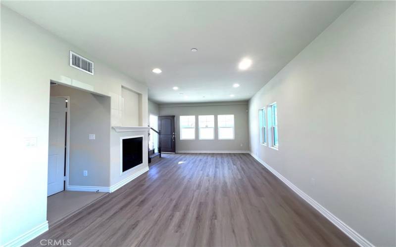 open space - living and dining room