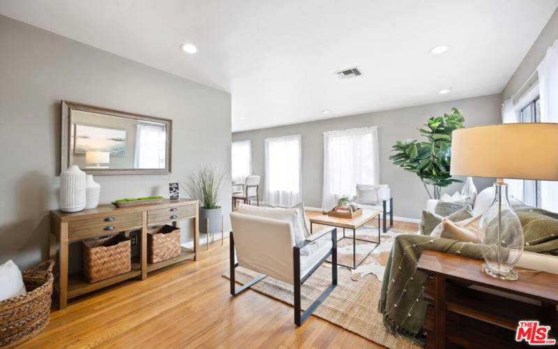 View of Living room from the front door