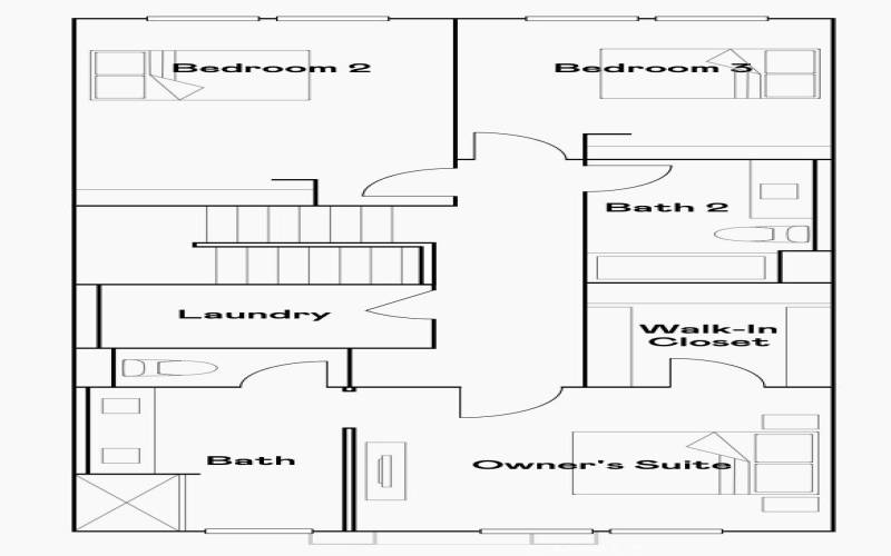 Residence 1 - Level 2 Floorplan