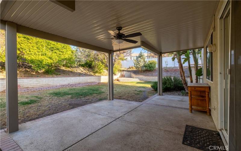 Covered patio