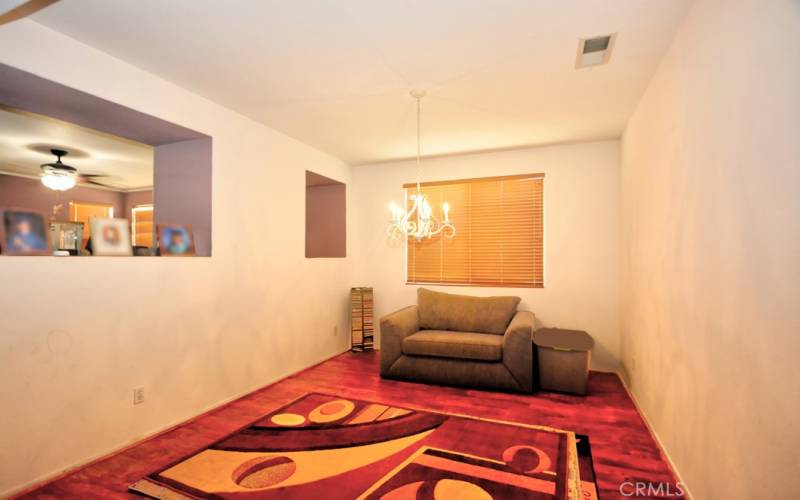 Dining Room with view of Family Room Next Door