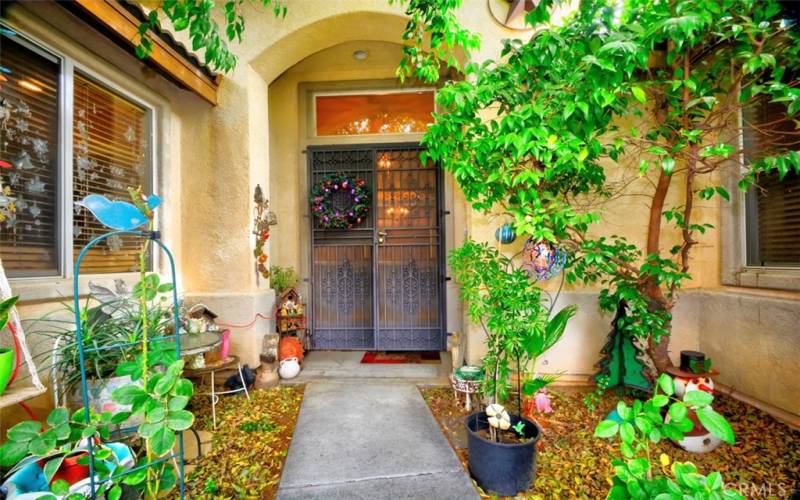 Courtyard Front Door Entry