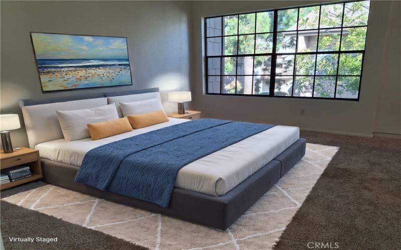 Virtual Staged Bedroom