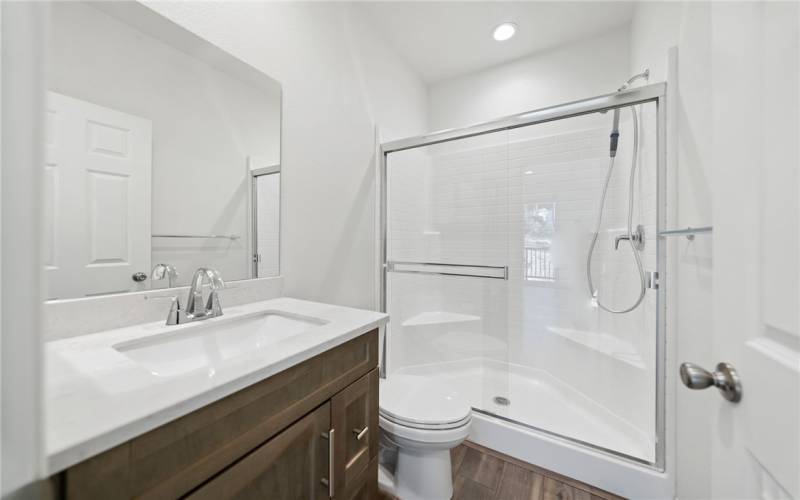 Full Bathroom on 2nd Level Main Living Area.