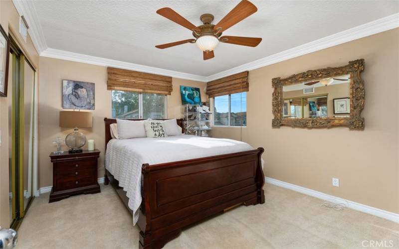 Third bedroom upstairs at front of home