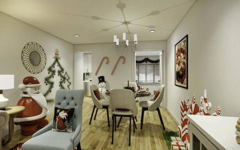 Holiday Virtual Staging - Dining