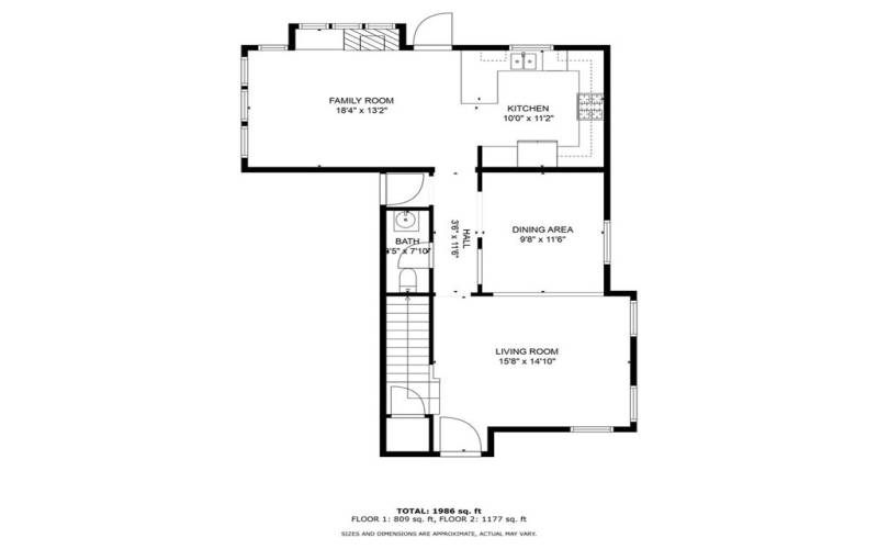 !st floor with dimensions