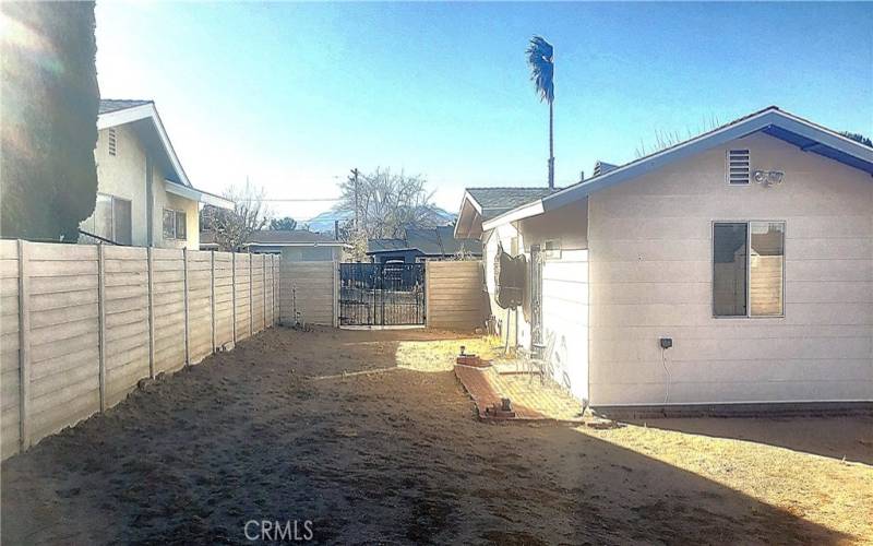 2ND. DRIVEWAY OR ENTRANCE ON THE SOUTH OF THE PROPERTY.