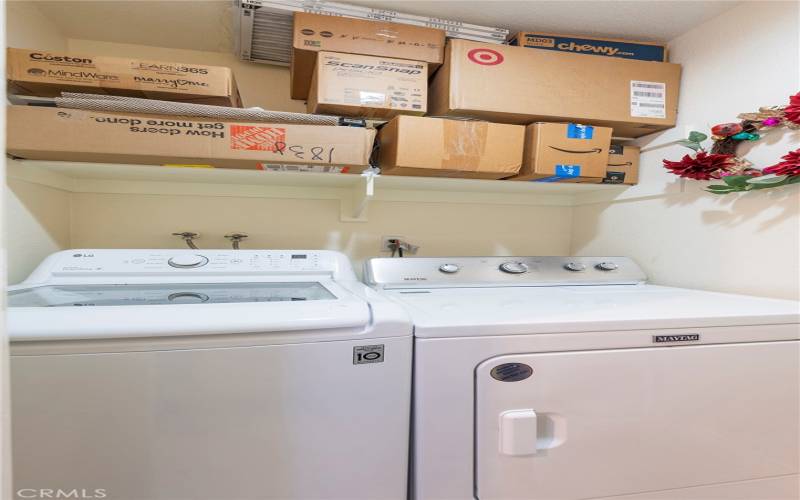 In-Unit Laundry Room & Storage