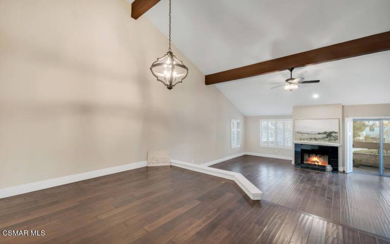 Dining Area & Living Room