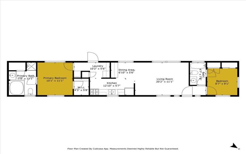 Split floor plan