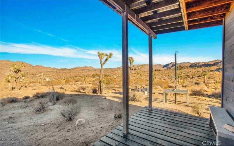 CABIN PORCH VIEW