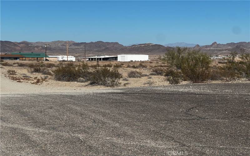 These are the structure at the entrance of the dirt road to the property