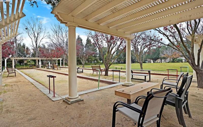 Bocce Courts in Park