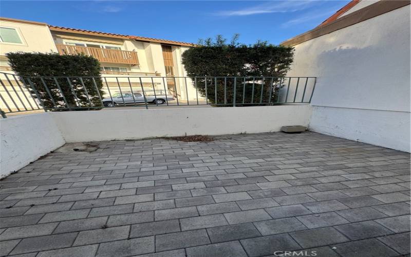 Second bedroom patio