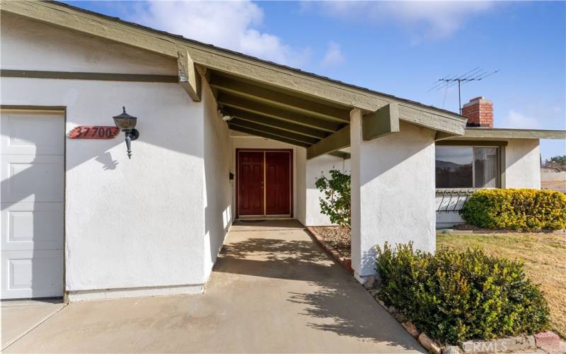 covered front porch