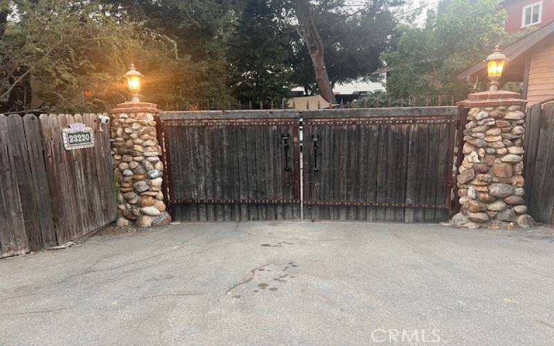 Gated property from front
