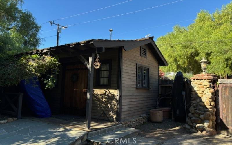 Front yard shed