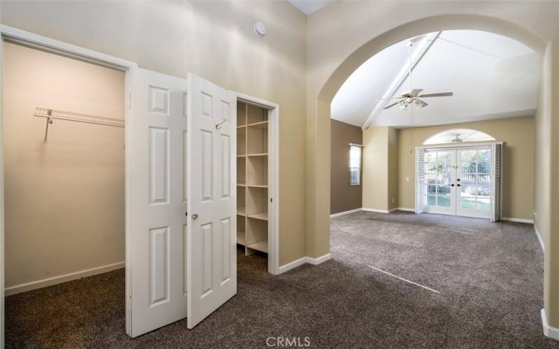 Primary Bedroom with TONS of Space and a sitting room area