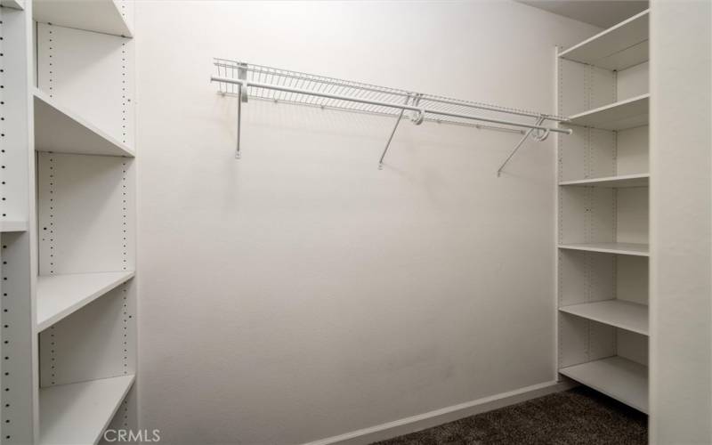 Primary closet