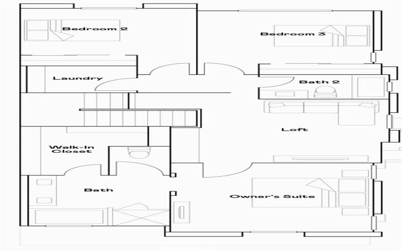 Residence 3 - Level 2 Floorplan